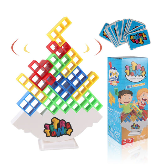 Tetra Tower Balance Stacking Blocks