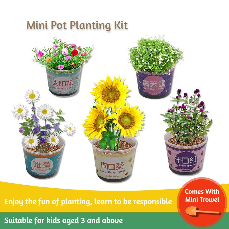 DIY Gardening Set with Pots