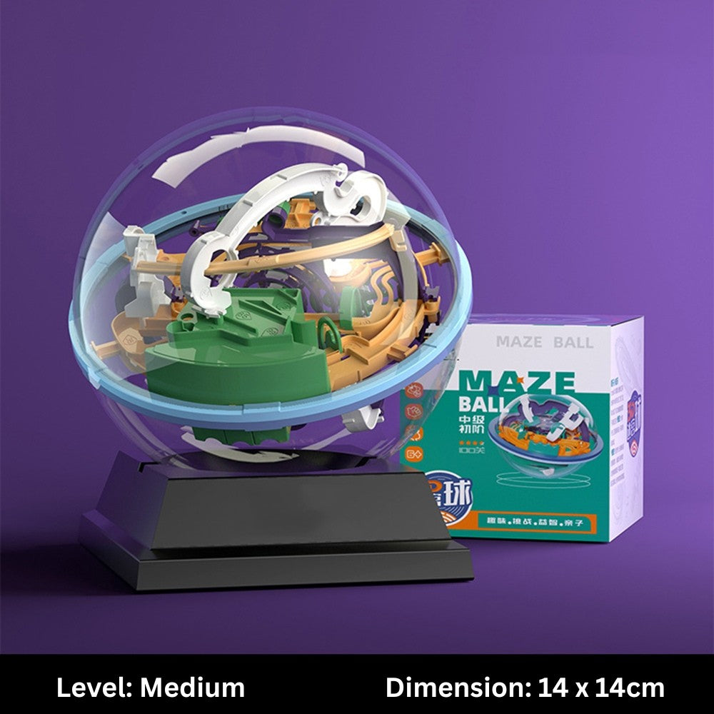 3D Gravity Maze Ball Puzzle
