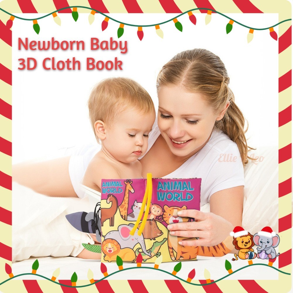 Baby 3D Washable Cloth Book