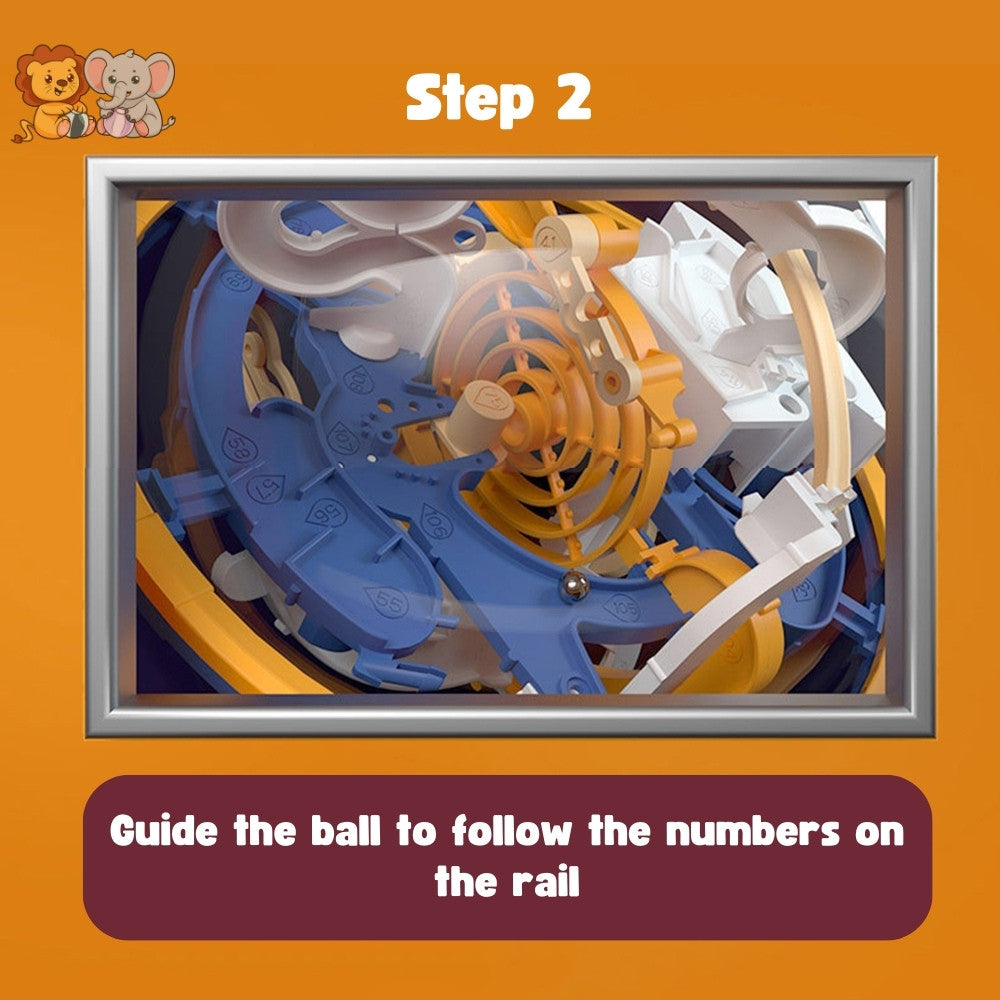 3D Gravity Maze Ball Puzzle