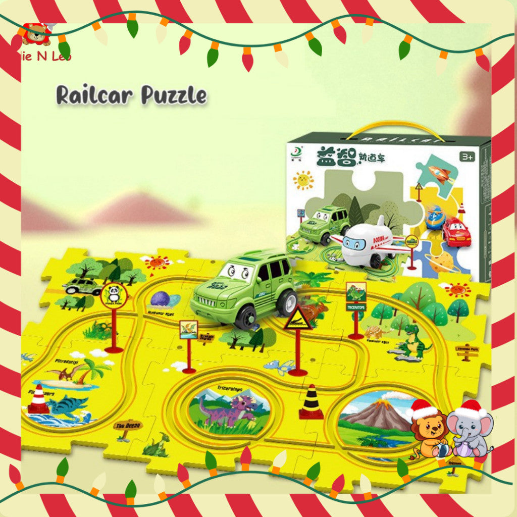 DIY Railway Track Puzzle