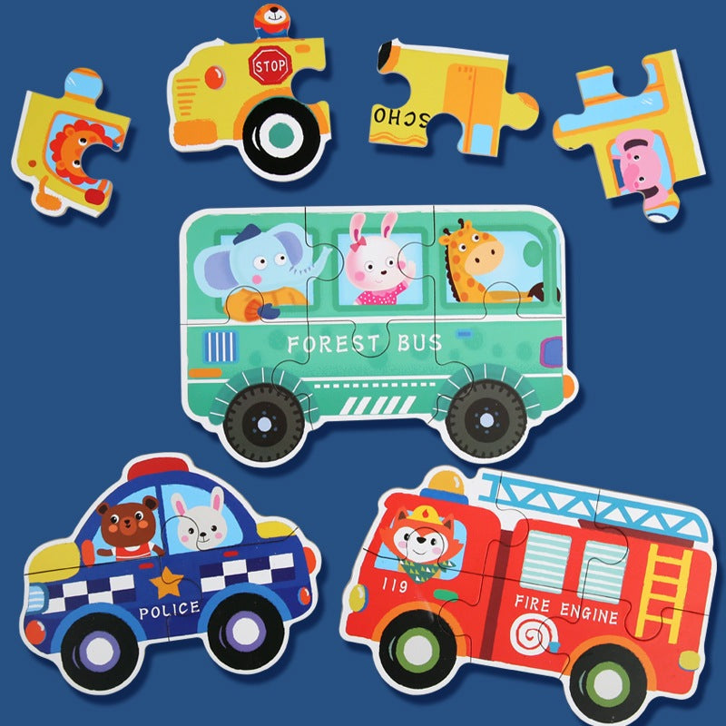 6-in-1 Learning Jigsaw Puzzle Box
