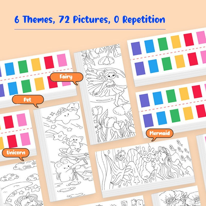 Watercolor Painting Book Set