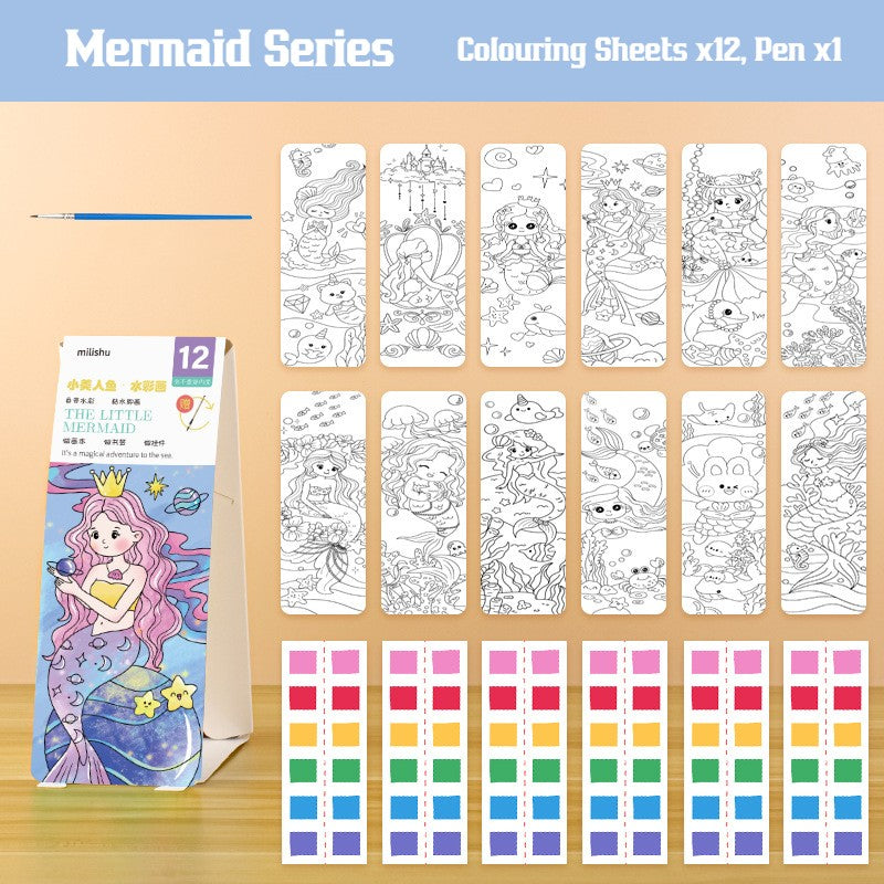 Watercolor Painting Book Set
