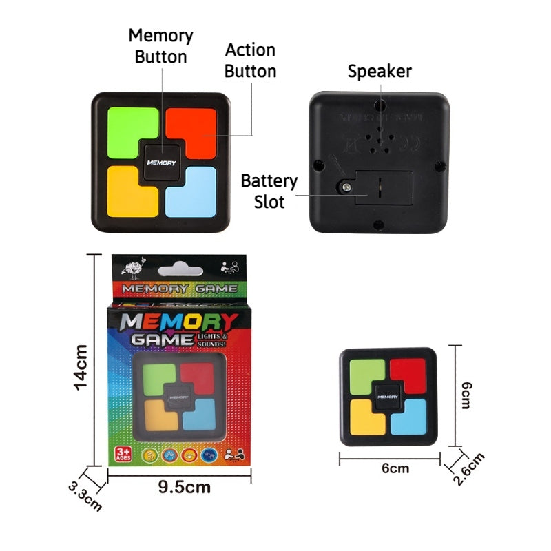 Electronic Memory Cube with Lights & Sounds