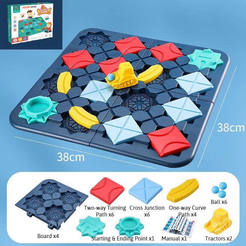 Railway Track Builder Maze Puzzle