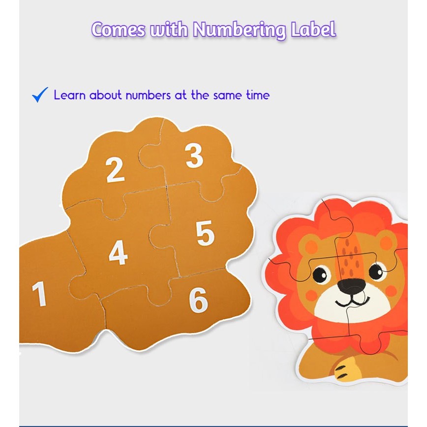 6-in-1 Learning Jigsaw Puzzle Box
