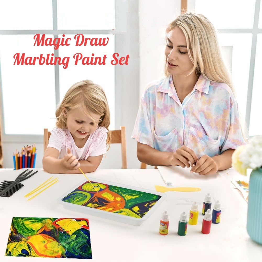 Magic Marbling Painting Art Kit