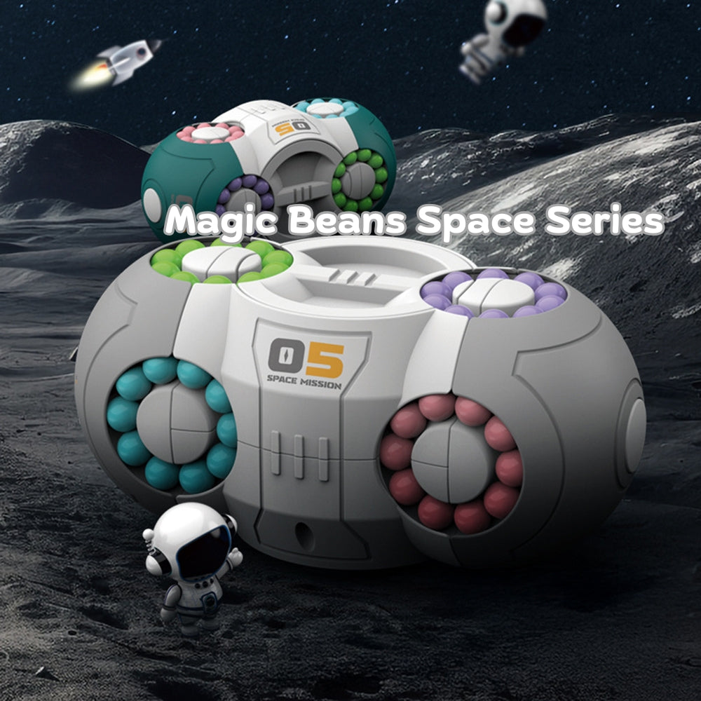 Magic Beans Rotating Cube (Space Edition UFO)