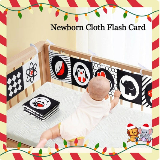 Newborn Cloth Hanging Flash Card