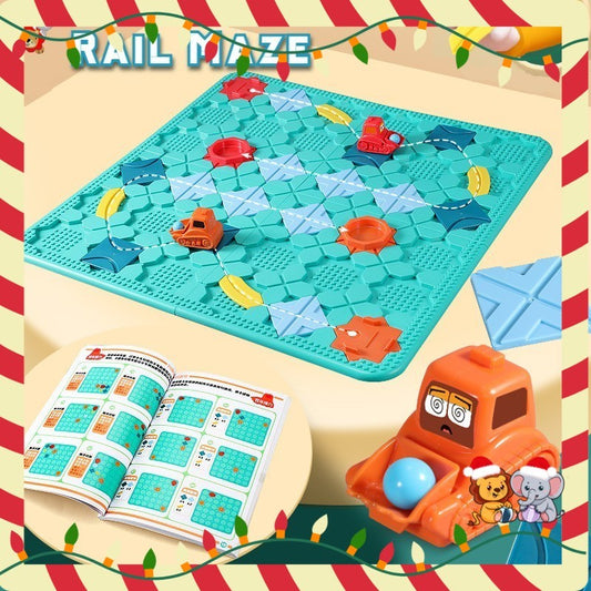 Railway Track Builder Maze Puzzle