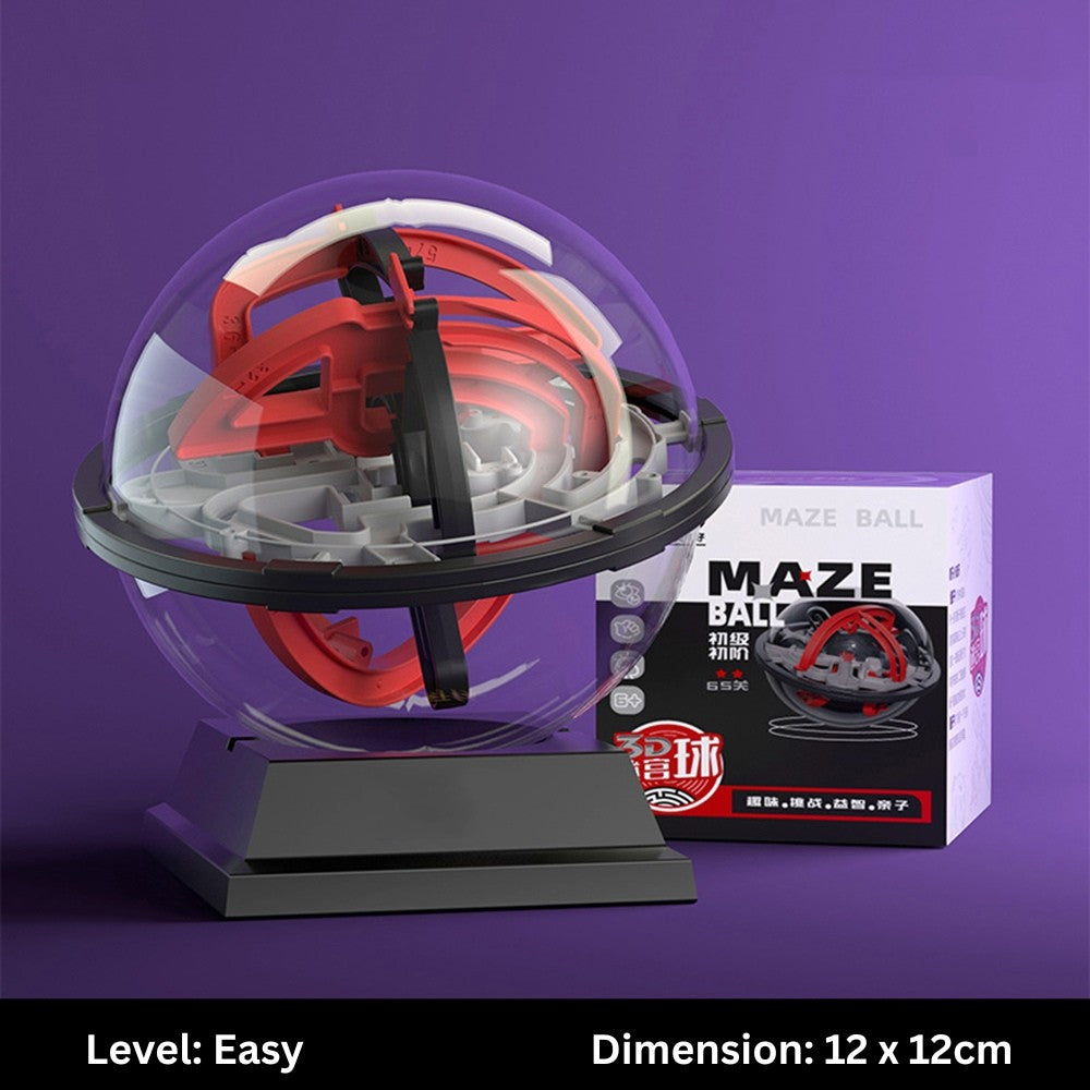 3D Gravity Maze Ball Puzzle