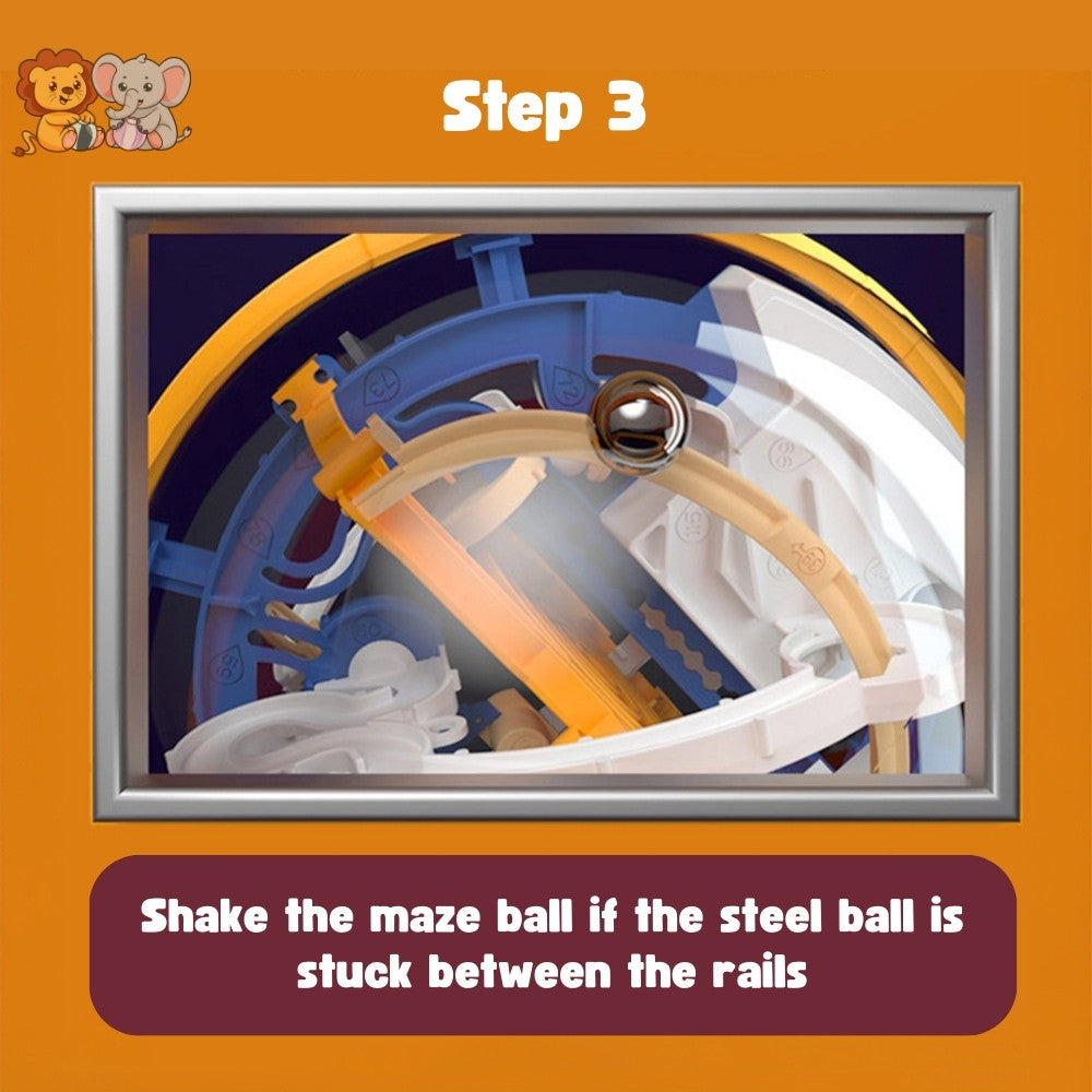 3D Gravity Maze Ball Puzzle