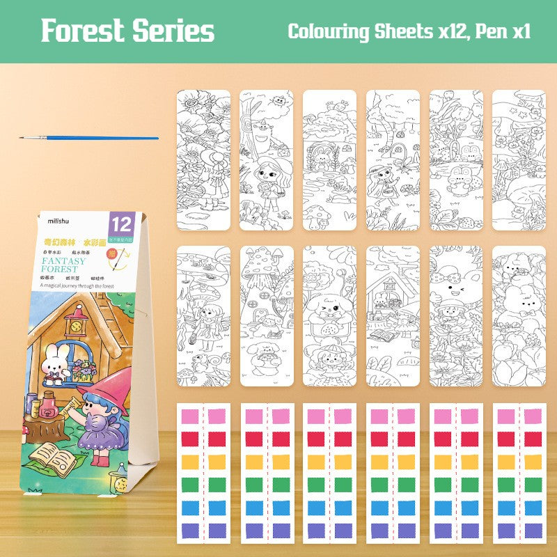 Watercolor Painting Book Set