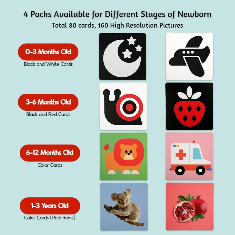 Newborn High-Contrast Flash Cards
