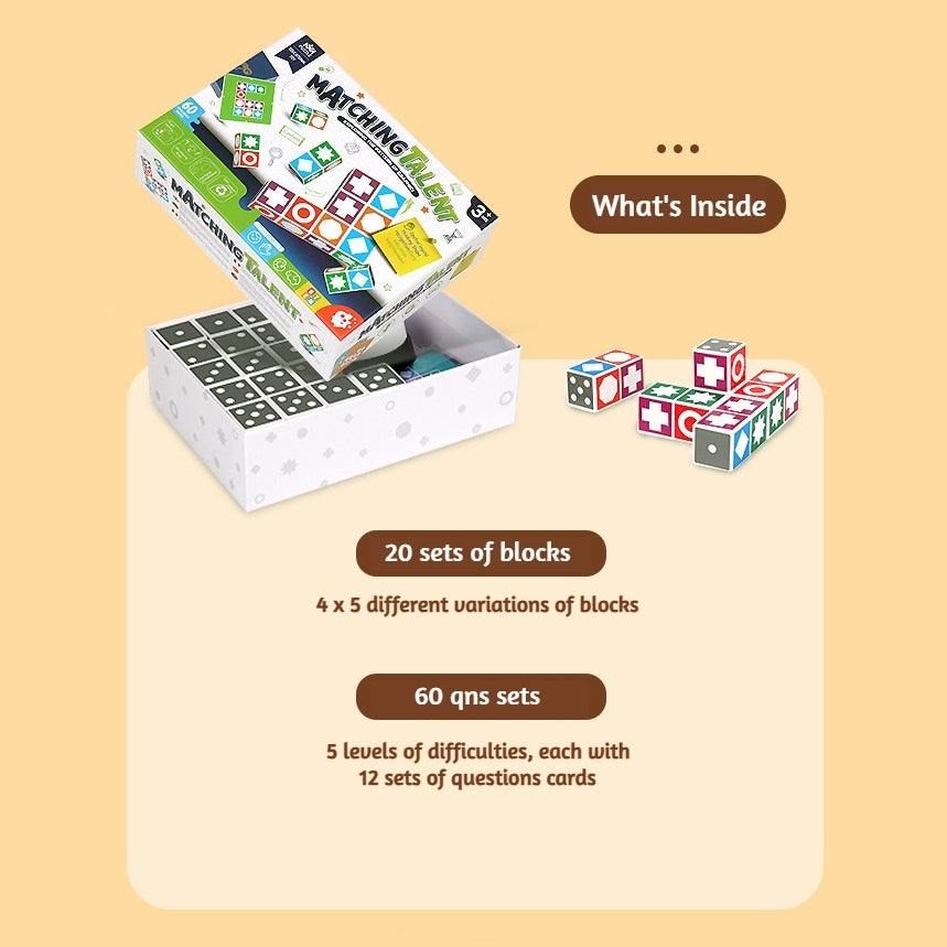 Pattern Matching Puzzle Blocks