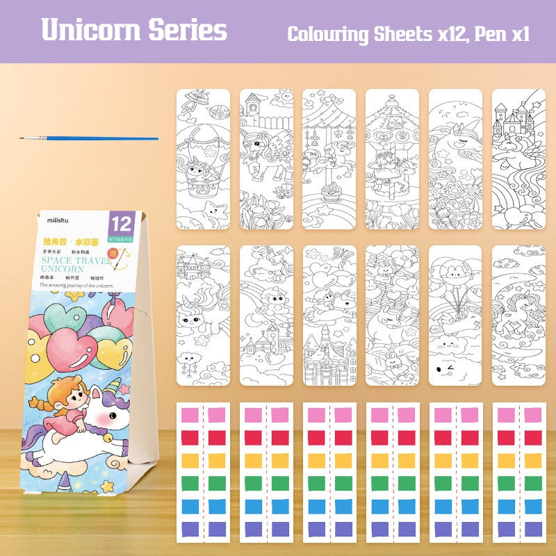 Watercolor Painting Book Set