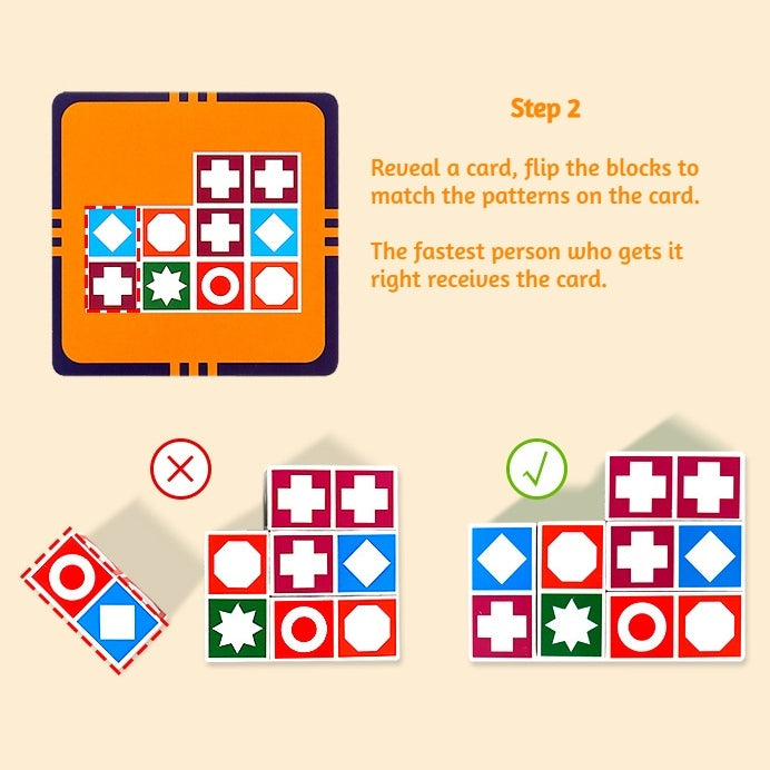 Pattern Matching Puzzle Blocks