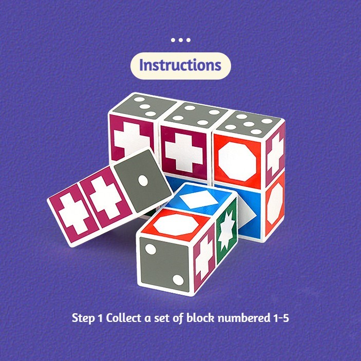Pattern Matching Puzzle Blocks