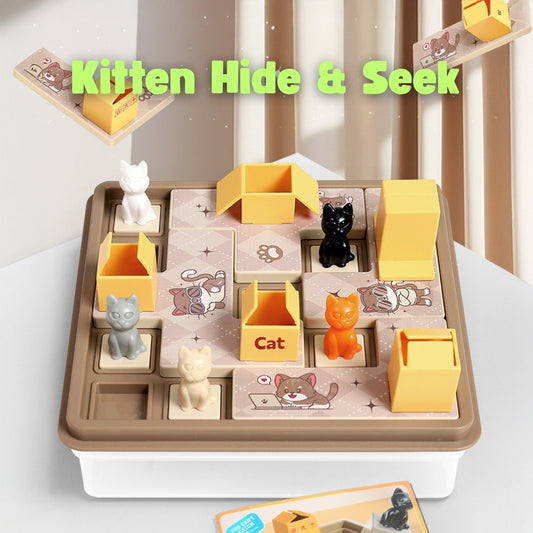 [EnL] 🇸🇬 Hide And Seek Cats Puzzle Educational Toys for Kids