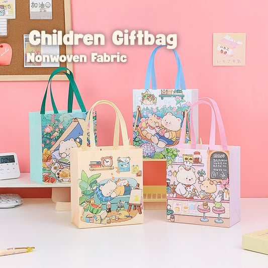 [EnL] 🇸🇬 Children Giftbag Nonwoven Fabric Designs